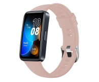 FIXED Silicone Strap do Huawei Band 8/9/10 pink - 1341088 - zdjęcie 1
